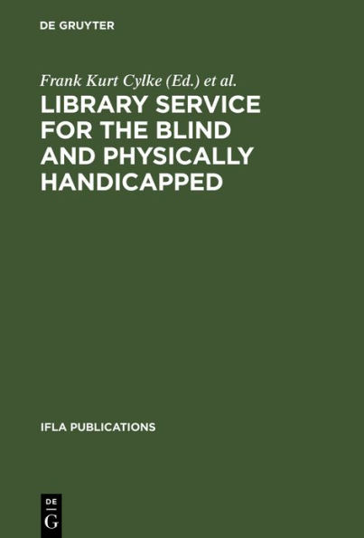 Library service for the blind and physically handicapped: An international approach