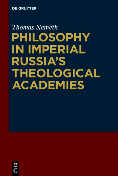 Philosophy Imperial Russia's Theological Academies