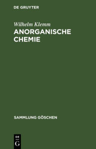 Title: Anorganische Chemie, Author: Wilhelm Klemm