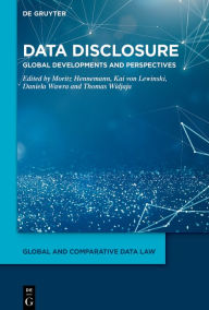 Title: Data Disclosure: Global Developments and Perspectives, Author: Moritz Hennemann