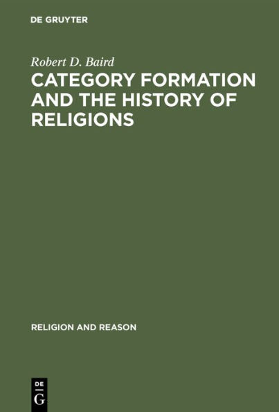 Category Formation and the History of Religions