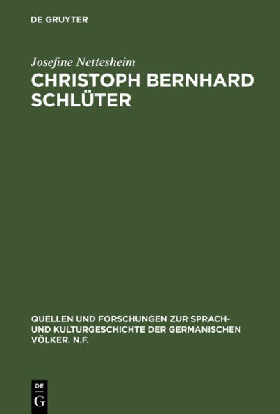 Christoph Bernhard Schlüter: Eine Gestalt des deutschen Biedermeier; dargestellt unter Benutzung neuer Quellen mit einem Anhang bisher unveröffentlichter Briefe von Schlüter