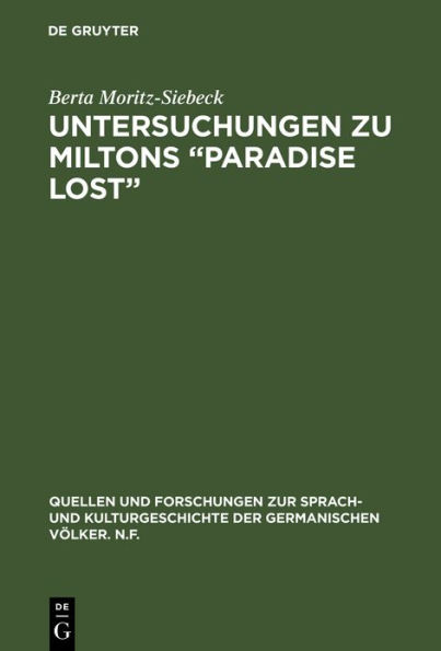 Untersuchungen zu Miltons "Paradise lost": Interpretation der beiden Schlussbücher