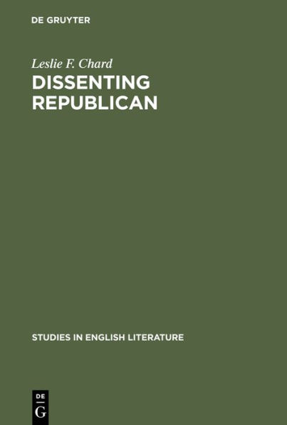 Dissenting republican: Wordsworth's early life and thought in their political context