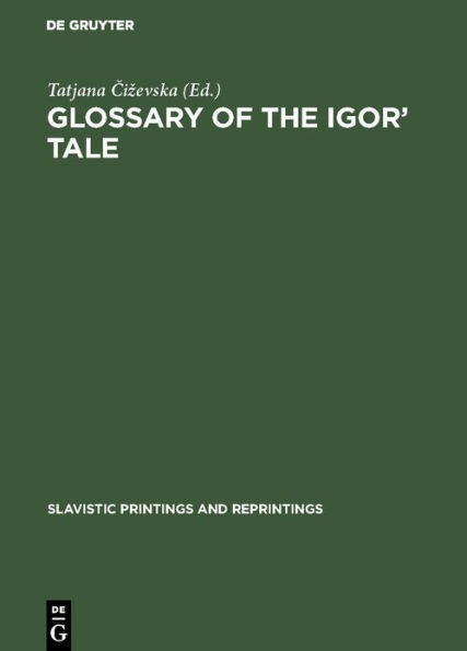 Glossary of the Igor' Tale