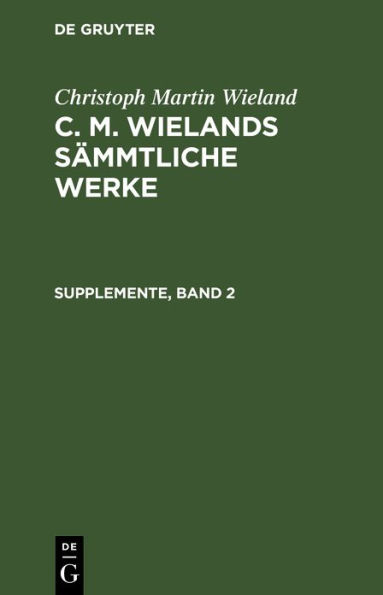 Supplemente, Band 2