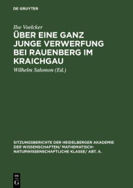 Title: Über eine ganz junge Verwerfung bei Rauenberg im Kraichgau, Author: Ilse Voelcker