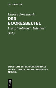 Title: Der Bookesbeutel: Lustspiel, Author: Hinrich Borkenstein