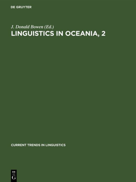 Linguistics in Oceania, 2