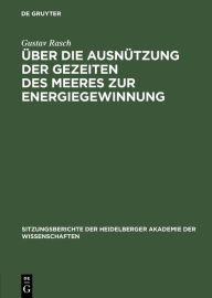 Title: Über die Ausnützung der Gezeiten des Meeres zur Energiegewinnung, Author: Gustav Rasch