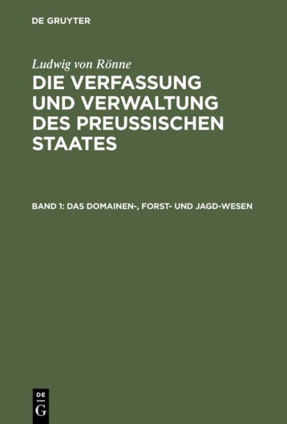 Das Domainen-, Forst- und Jagd-Wesen