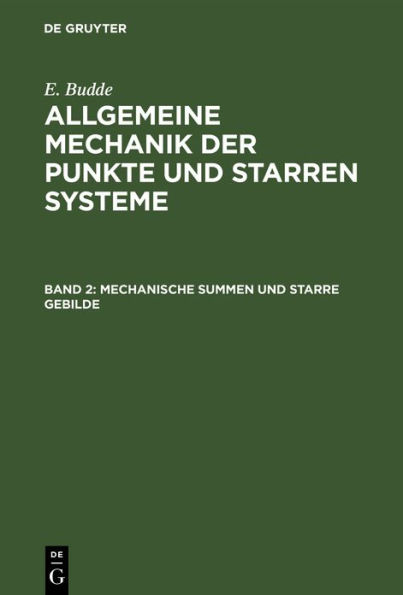Mechanische Summen und starre Gebilde