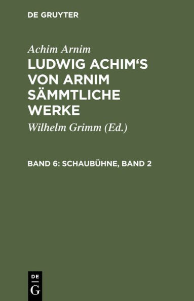 Schaubühne, Band 2