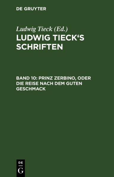 Prinz Zerbino, oder Die Reise nach dem guten Geschmack