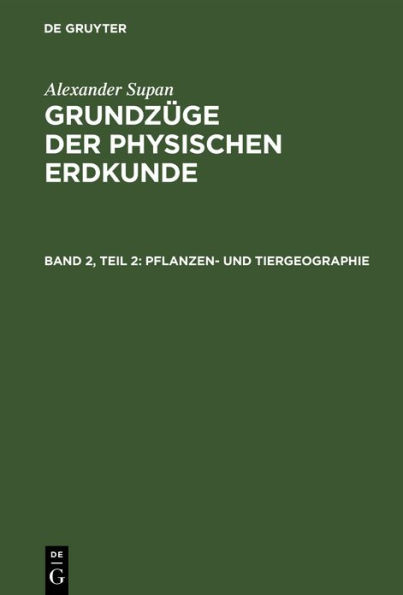 Pflanzen- und Tiergeographie