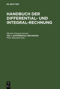 Title: Differential-Rechnung, Author: Silvestre François Lacroix