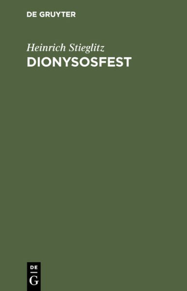 Dionysosfest: Lyrische Tragödie