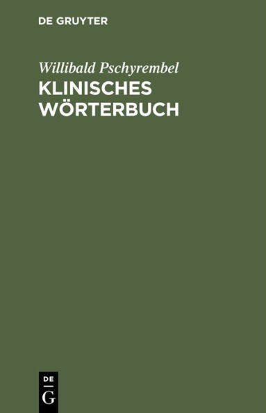 Klinisches Wörterbuch