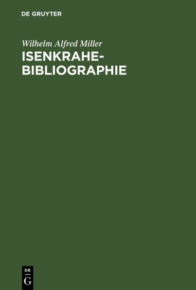 Isenkrahe-Bibliographie