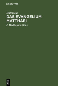 Title: Das Evangelium Matthaei, Author: Matthaeus