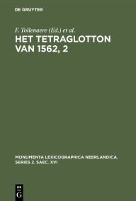 Title: Het Tetraglotton van 1562, 2, Author: F. Tollenaere