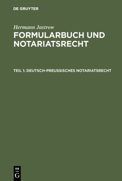 Deutsch-preußisches Notariatsrecht