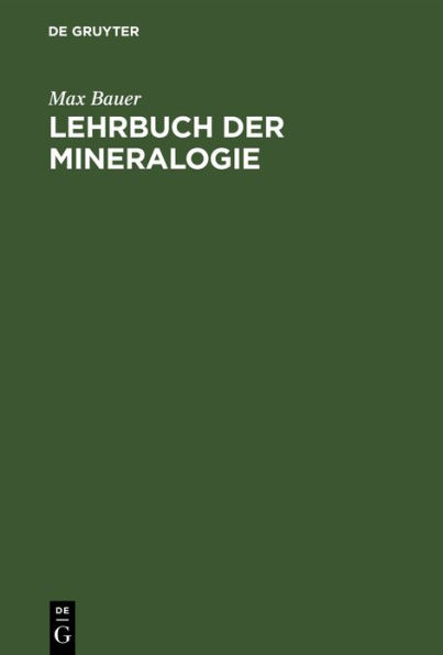 Lehrbuch der Mineralogie