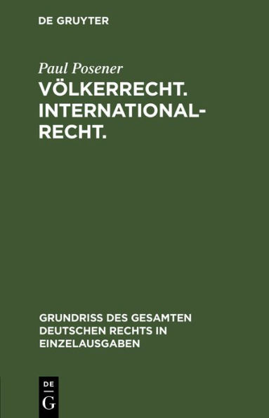 Völkerrecht. Internationalrecht.