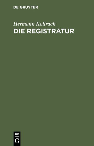 Die Registratur