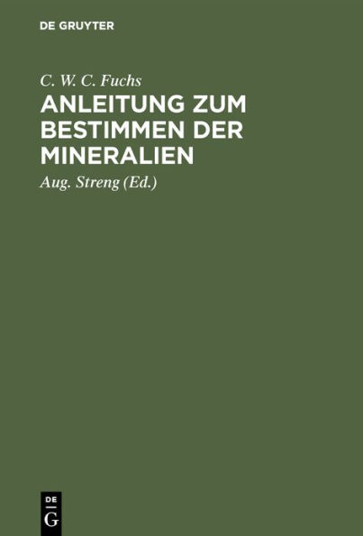 Anleitung zum Bestimmen der Mineralien