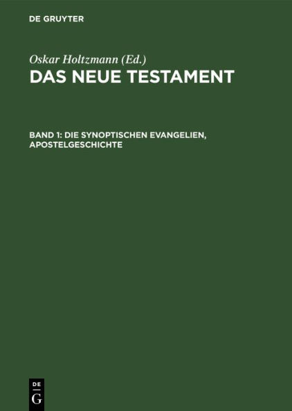 Die synoptischen Evangelien, Apostelgeschichte