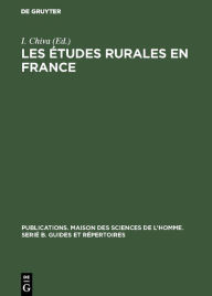 Title: Les études rurales en France: Tendances et organisation de la recherche, Author: I. Chiva