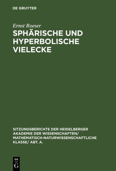 Sphärische und hyperbolische Vielecke
