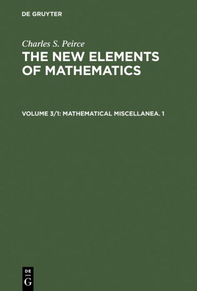 Mathematical Miscellanea. 1