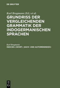 Title: (Wort-, Sach- und Autorenindex), Author: Karl Brugmann