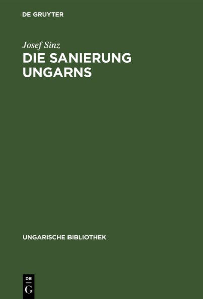 Die Sanierung Ungarns