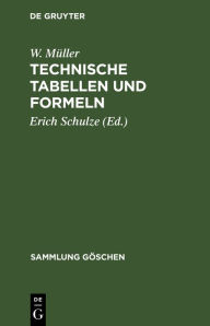 Title: Technische Tabellen und Formeln, Author: W. Müller