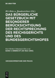 Title: Erbrecht [§§ 1922-2385], Author: Kurt Herbert Johannsen