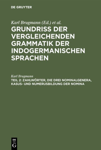 Zahlwörter, die drei Nominalgenera, Kasus- und Numerusbildung der Nomina: Pronominalstämme und Kasus- und Numerusbildung der Pronomina. Bedeutung der Numeri beim Nomen und Pronomen. Bedeutung der Kasus. Das Adjektivum. Die Adverbia nach Form und Gebrauch.