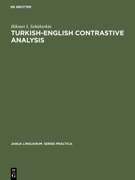 Turkish-English contrastive analysis: Turkish morphology and corresponding English structures