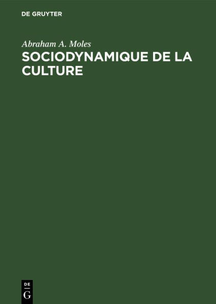 Sociodynamique de la culture