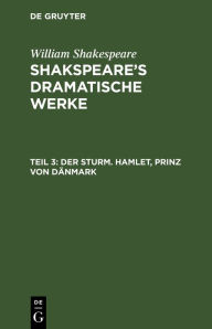 Title: Der Sturm. Hamlet, Prinz von Dänmark, Author: William Shakespeare