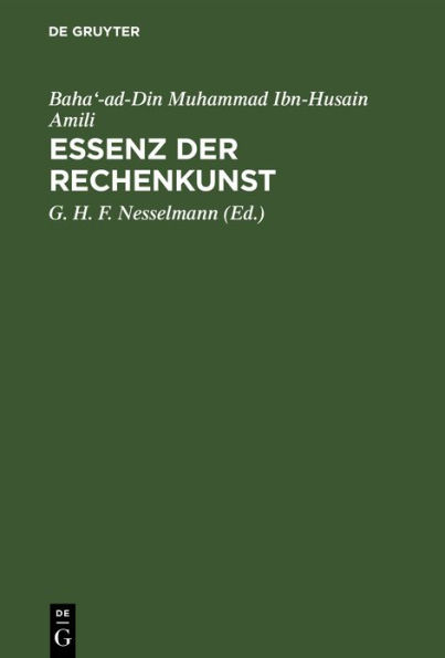 Essenz der Rechenkunst: Arabisch und deutsch