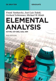 Title: Elemental Analysis: ICP-MS, ICP-OES, AAS, XRF, Author: Frank Vanhaecke