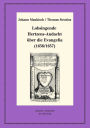 Lobsingende Hertzens-Andacht über die Evangelia (1656/1657): Kritische Ausgabe und Kommentar Kritische Edition des Notentextes