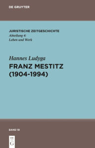 Title: Franz Mestitz (1904-1994), Author: Hannes Ludyga