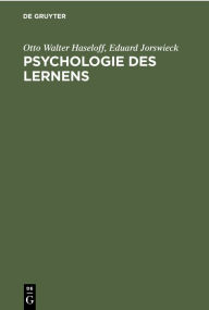 Title: Psychologie des Lernens: Methoden, Ergebnisse, Anwendungen, Author: Otto Walter Haseloff