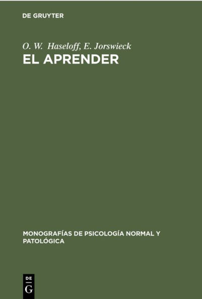 El aprender: Psicología de aprendizaje