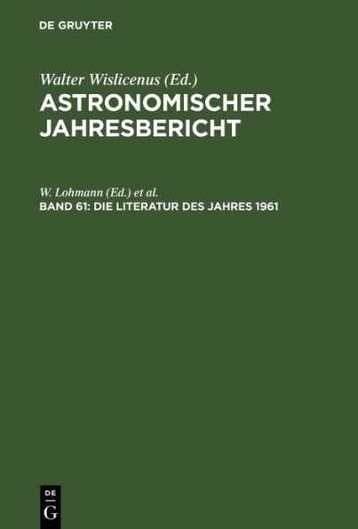 Die Literatur des Jahres