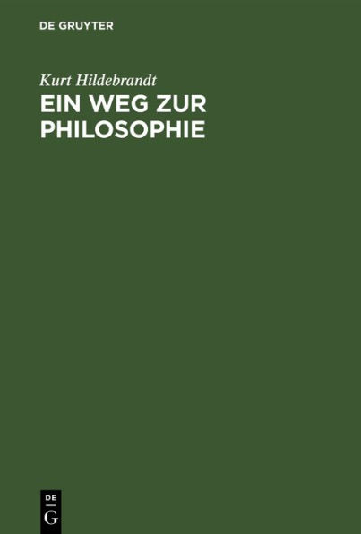 Ein Weg zur Philosophie